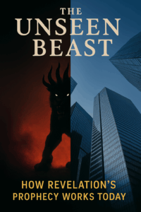 Book cover of "The Beast" by J.M. Phillips showing symbolic imagery of the antagonist of Revelation.